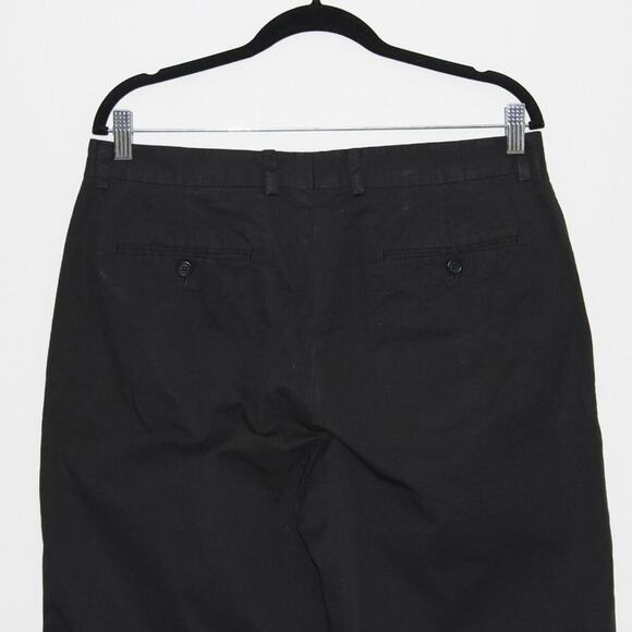 Club Monaco Navy Blue Straight Leg Cropped Pant Size 34 - Picture 6 of 7